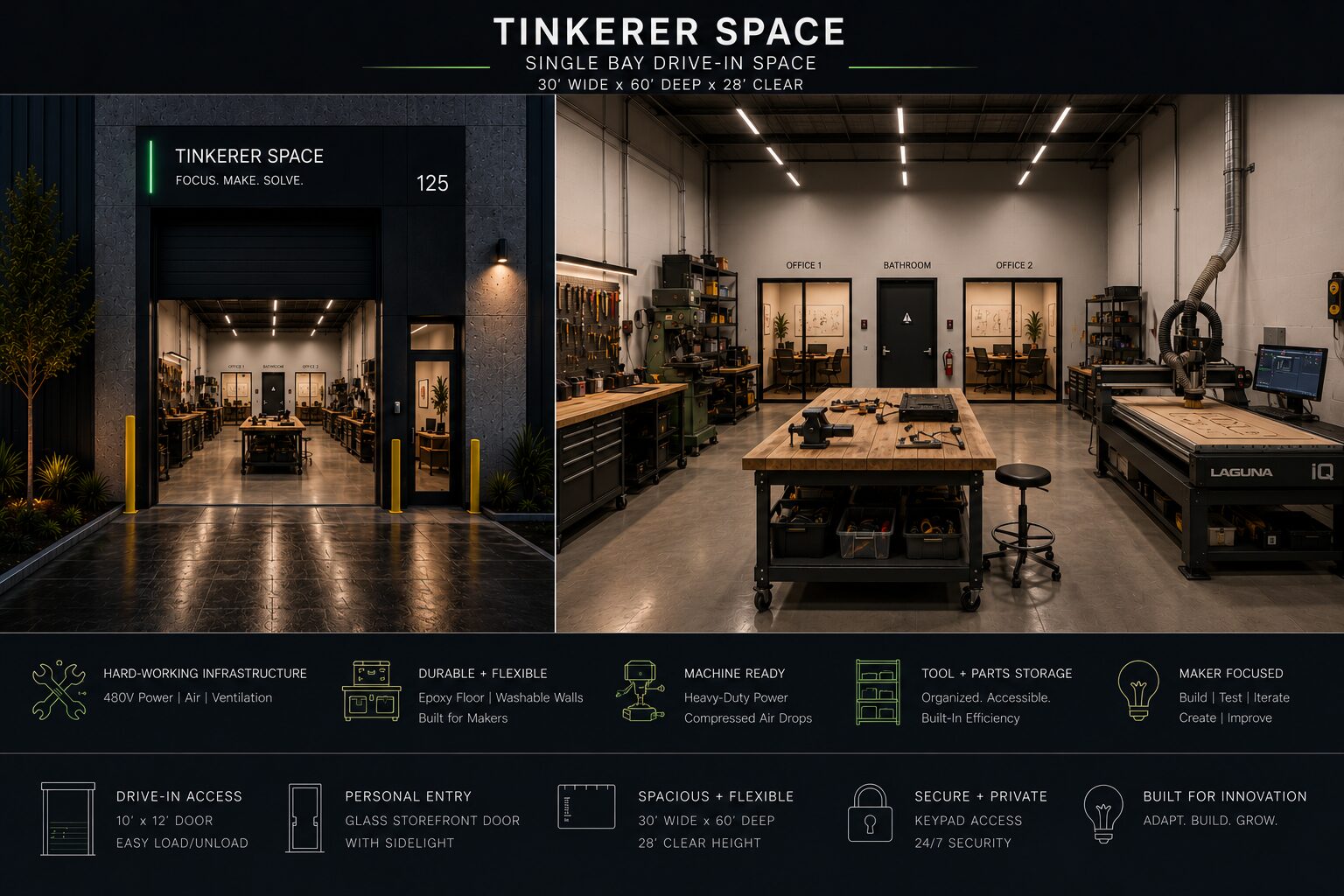 Tinkerer Space concept spec sheet